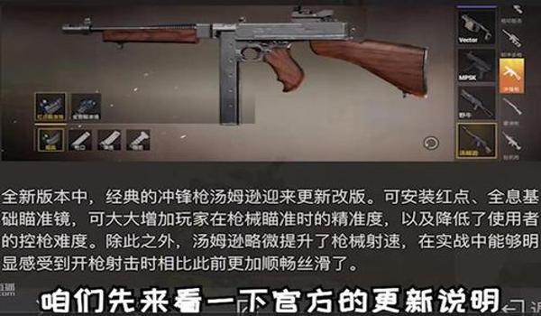 和平精英不用压枪的武器