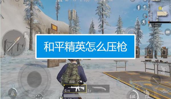 和平精英压枪稳定大全